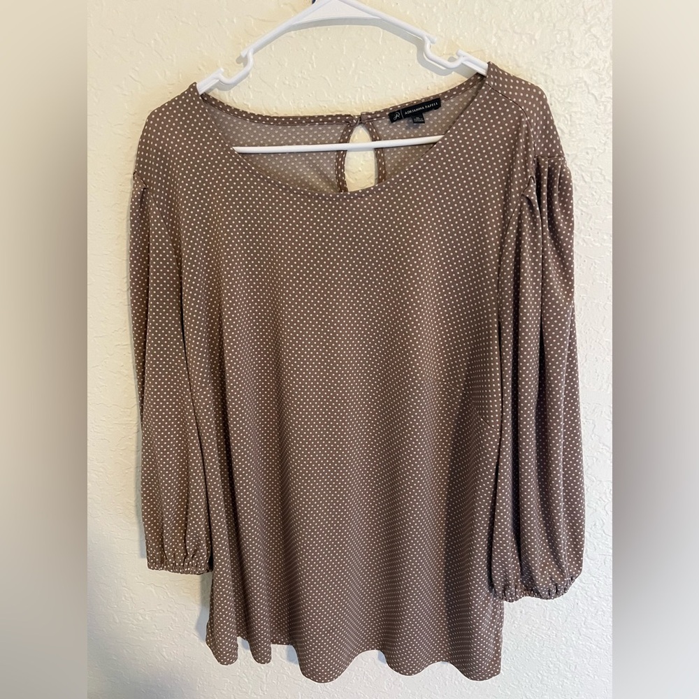 polka dot blouse